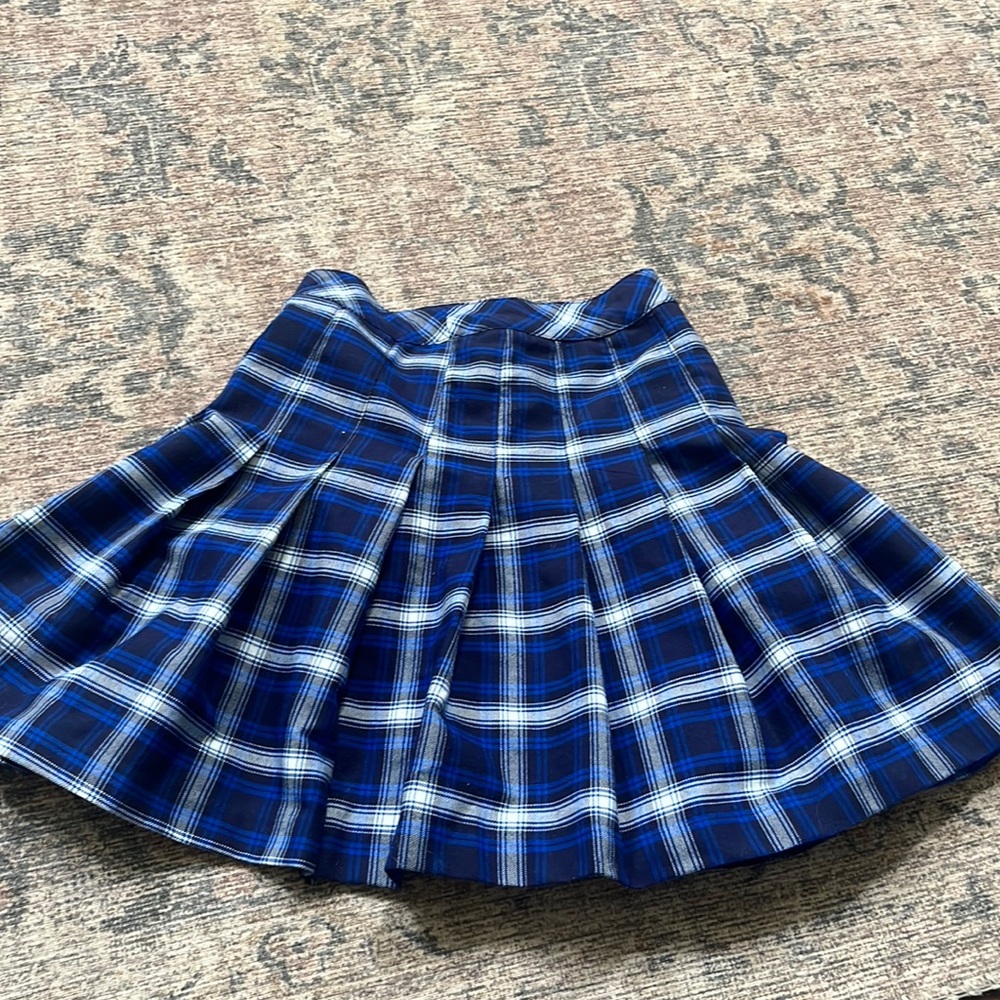 Emo, Y2K pleated skater skirt, high waisted